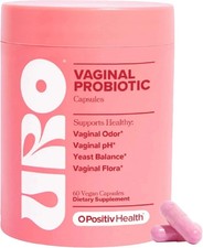 URO O Positiv Vaginal Probiotics 60 Count for Women PH Balance Orignal Fast Ship