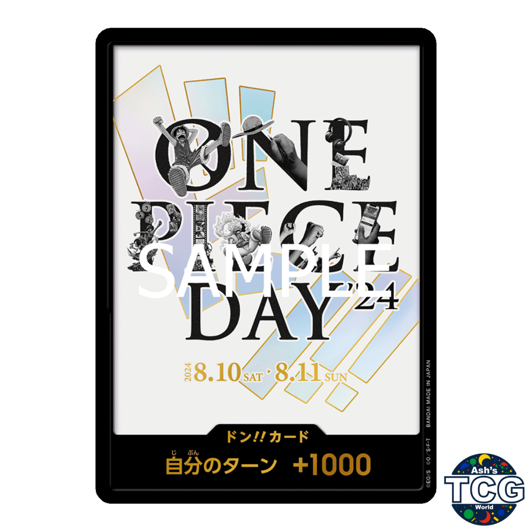 ONE PIECE DAY'24 Limited Premium Card collection Promo Luffy
