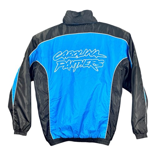 Carolina Panthers NFL G-III Abbigliamento Giacca a Vento Antipioggia Cappuccio Nascosto Uomo Lg - Foto 5 di 10