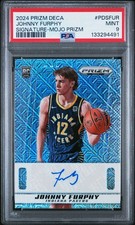 Johnny Furphy 2024-25 Panini Prizm Rookie Auto Mojo /25 PSA 9 MT #PDS-FUR Pacers