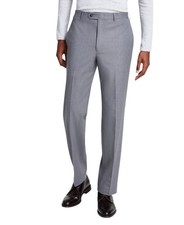 Michael Kors Men's Classic Fit Fall Pattern Pants Light Grey, 34Wx32L 