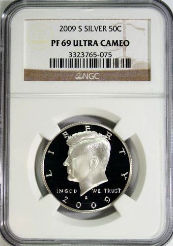 2009-S Silver Proof Kennedy Half Dollar NGC PF 69 Ultra Cameo #GA6-75
