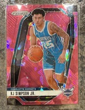 Panini Prizm Pink Ice Rookie KJ Simpson Jr. #247 Charlotte Hornets 2024-25