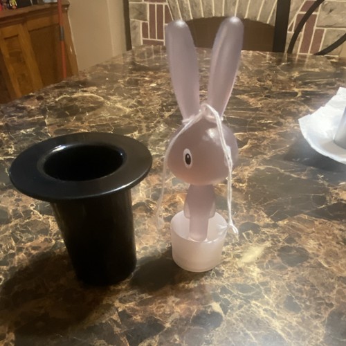 Magic Rabbit in Hat Trick Plastic Collectible Toy Classic Children's Magic Genre