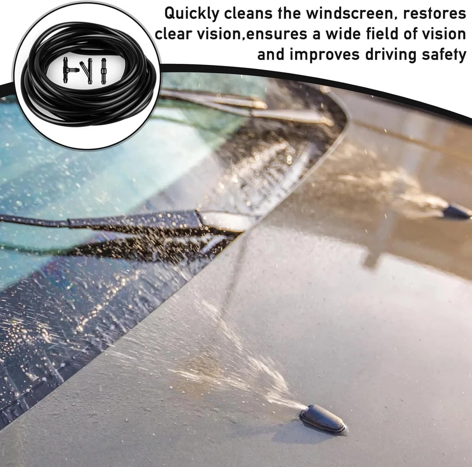 5m Scheibenwaschanlage Schlauch, Wischwasserschlauch Reparaturset - Bild 2 von 4