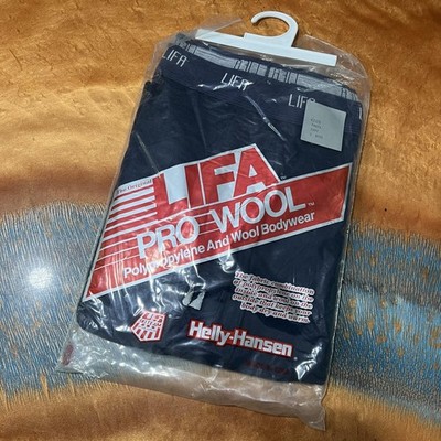 vtg Helly Hansen LIFA Pro Wool Pants Mens Large Polypropylene Wool Made USA Warm