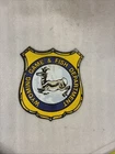 Vintage Wyoming Game Fish Department Porcelain Sign Wildlife National Park