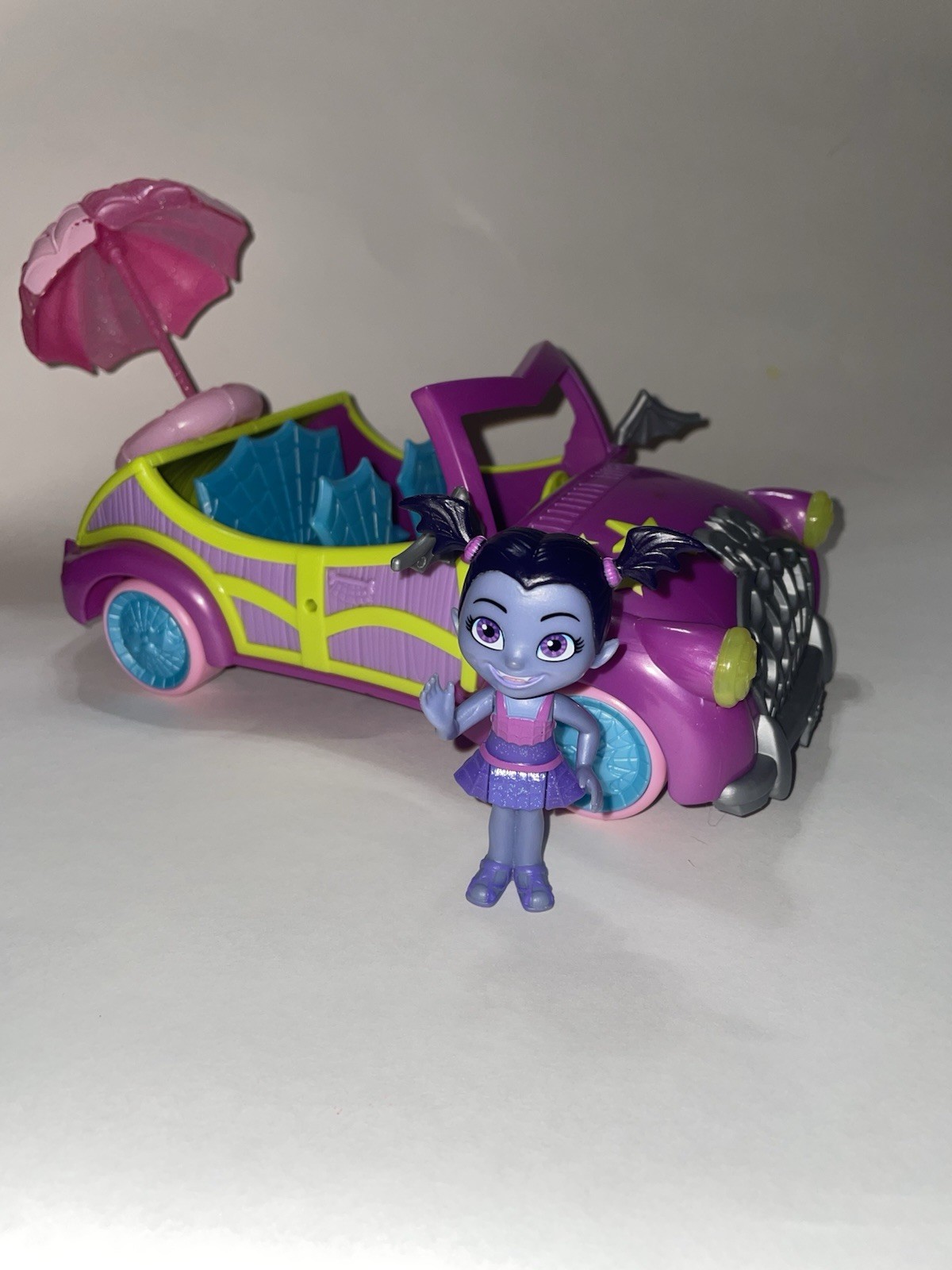 Disney Junior Lights Sounds Car W Figure Works!