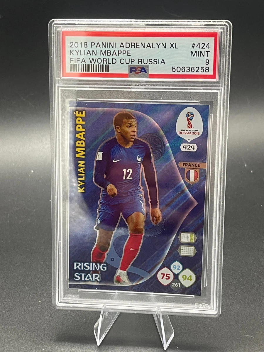 2018 Panini Adrenalyn XL Fifa World Cup Kylian Mbappé #424 for