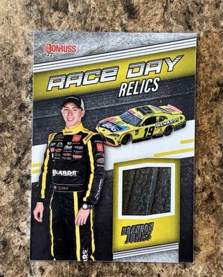 2022 Panini Donruss NASCAR Race Day Relics Brandon Jones #RDR-BJ (MEM) NASCAR
