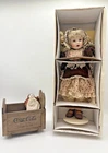 Vintage Porcelain Doll in Box + Coca-Cola Wooden Crate w/ Rag Doll – Collectible