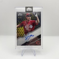 2020 Topps Chrome Black Auto Gold Refractors #CBASA Shogo Akiyama Auto RC /50