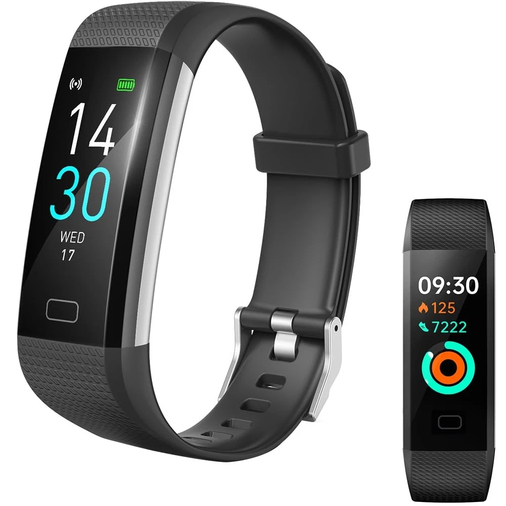 Fitness Tracker with Heart Rate Monitor/Step Counter/Calories, Activity Track...