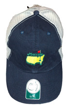 '47 Brand Masters Augusta National Golf Flex Fit Hat Cap Size L/XL Blue Mesh