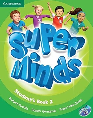 SUPER MINDS LEVEL 2 STUDENT'S BOOK WITH -ROM By Herbert Puchta & Gunter NEW