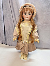 Antique Simon Halbig 1078 German Bisque Head Doll Nicely Dressed JC-1