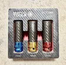 Matco Tools Sct3m6 12 Drive Thin Wall Wheel Impact Socket Set 17 19 21mm Matco Tools Sct3m6 12 Drive Thin Wall Wheel Impact Socket Set 17 19 21mm