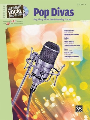 Ultimate Vocal Sing-Along Pop Divas: Female Voice, Book & Enhanced CD - pape...