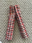 Vintage 1975 KEN Doll Mod Flannel Houndstooth Plaid Pants #7224 Retro 1970s