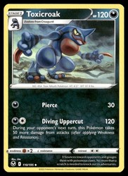 Toxicroak 110/195 Silver Tempest