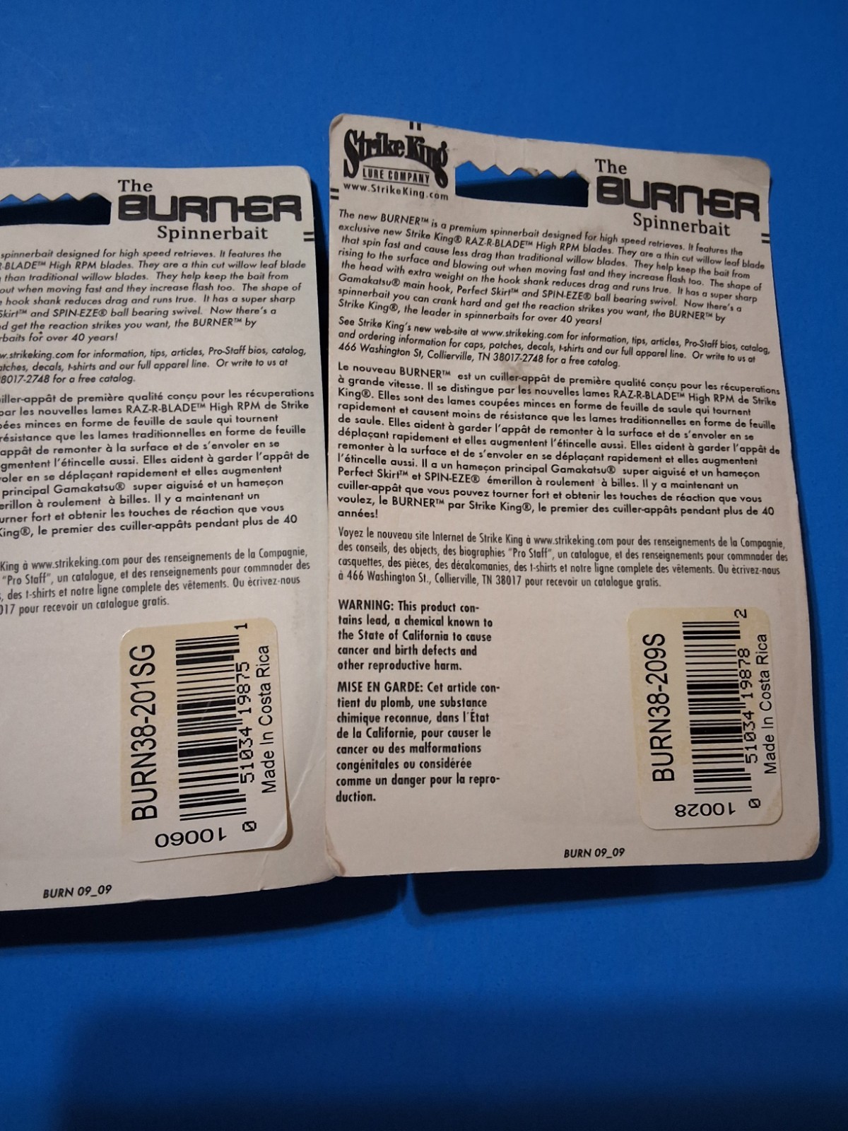 Strike King The Burner Bait SPINNERBAIT 3 TOTAL 3/8 OZ. - Image 6