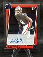 2021 Clearly Donruss Kyle Pitts Rookie Auto (RC) | Serial No. 15/99 | No. 61