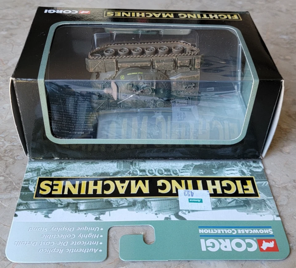 2002 Corgi Fighting Machines M48 Patton Tank Tour of Duty Vietnam USMC #CS90031 - Image 4 of 4