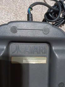 ATARI JAGUAR CONSOLE W/ OEM CONTROLLER , OEM PSU, 3RD PARTY AV CABLE, CYBERMORPH