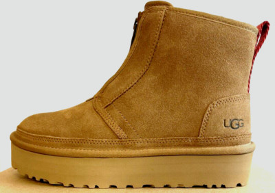 靴 UGG NEUMEL PLATFORM BOOT US7 Ugg girl's Neumel Platform double strap Boot Chestnut big Kid 6