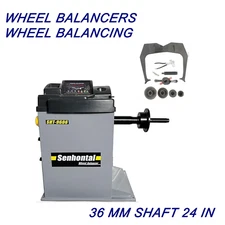 High Performance Car Tire Wheel Balancer Balancing Machine 36 mm Shaft 24 in