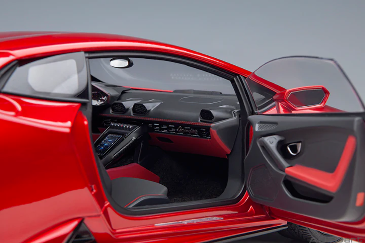 1/18 Lamborghini Huracan Evo Rosso Bia Red Composite Model Car By