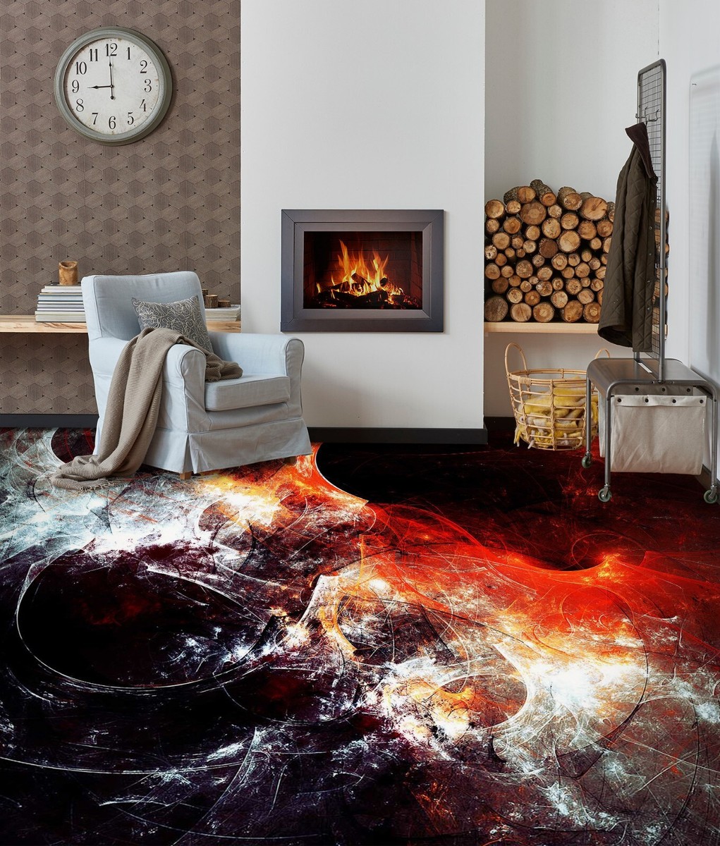 レジンボード 3D Texture Art SKE1820 Floor WallPaper Print Decal Epoxy Floor