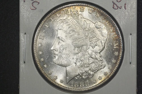 1880-S Morgan Dollar, Choice/Near Gem BU