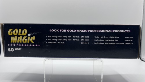 Plancha de pelo profesional Gold Magic GM-HS40 40 vatios - Imagen 4 de 6