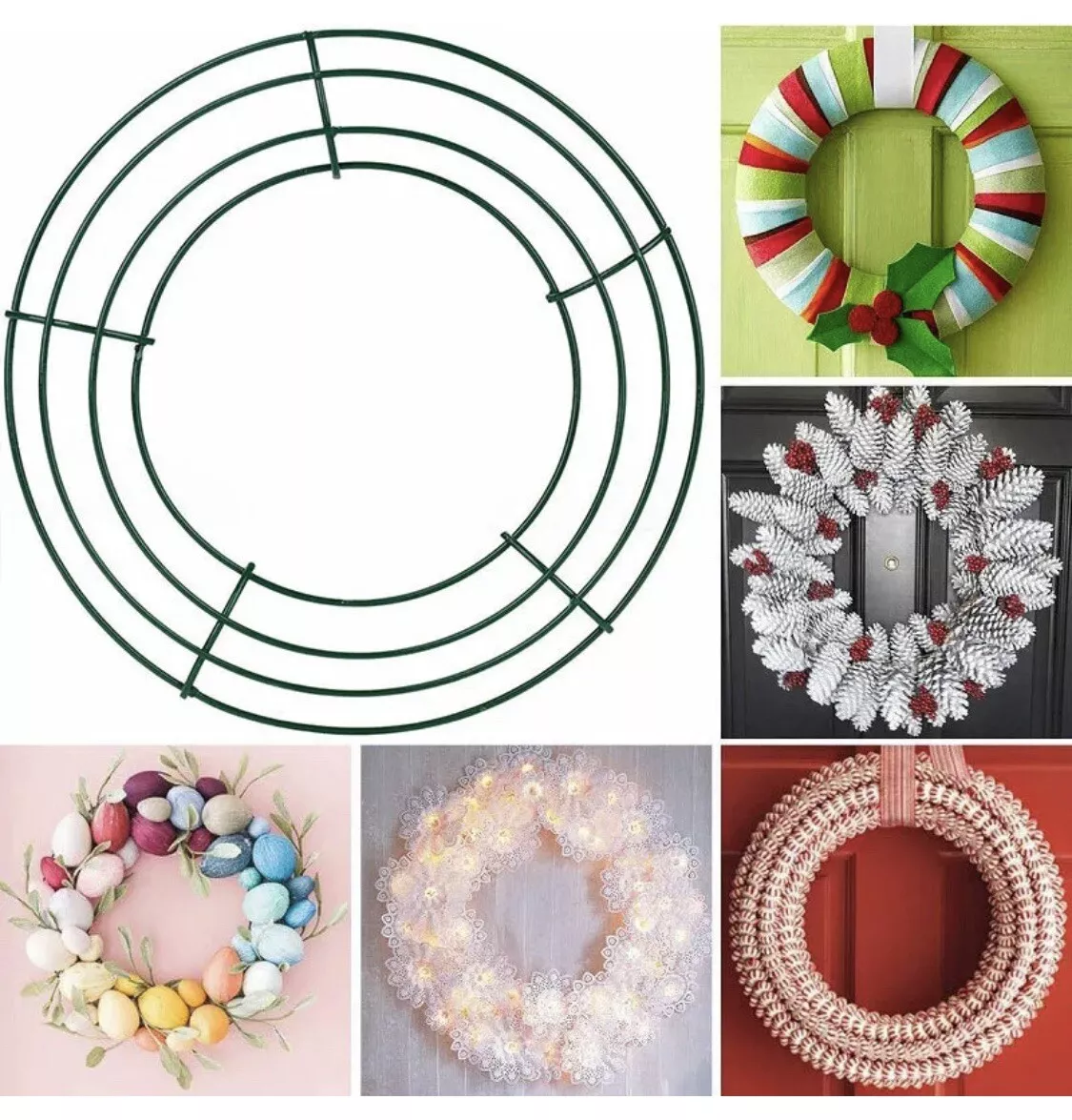 How To Use A Wire Wreath Frame