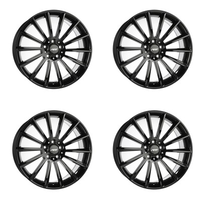Set of 4 18in Black Alloy Wheel Rims for Audi A3, OECE548 5x112 5Lug 18x8.5