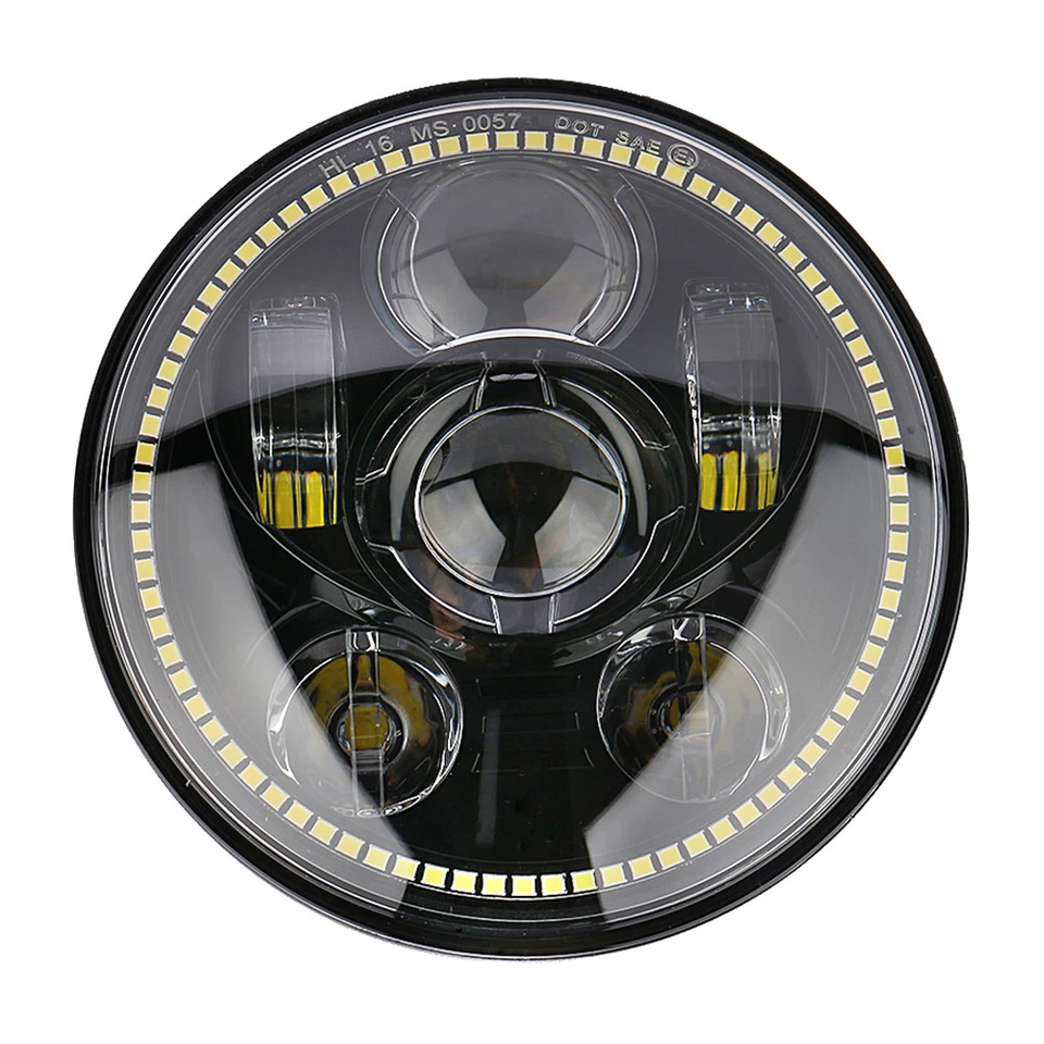 Светодиодная фара дальнего света 5,75 дюйма для Triumph 05-10 Speed/2017 Victory Octane тройная - Изображение 2 из 4