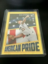 2018 Donruss American Pride Gold NICK SPRENGEL /99