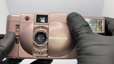 ★美品★ OLYMPUS XA2 + A11 US Duty Paid] Olympus XA2 A11 Pink Flash 35mm Film Camera JAPAN