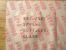 ELGIN 882 Factory NOS Watch Replacement Part #252E - SETTING LEVER ALARM SPRING