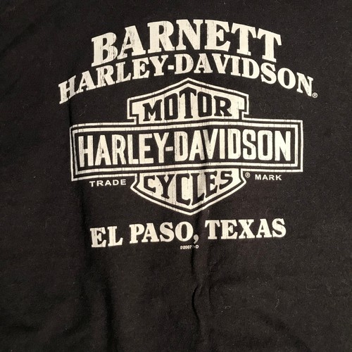 Harley Davidson Feeling Lucky El Pasco, Texas Black T-shirt Size Men’s XL T's - Picture 5 of 5