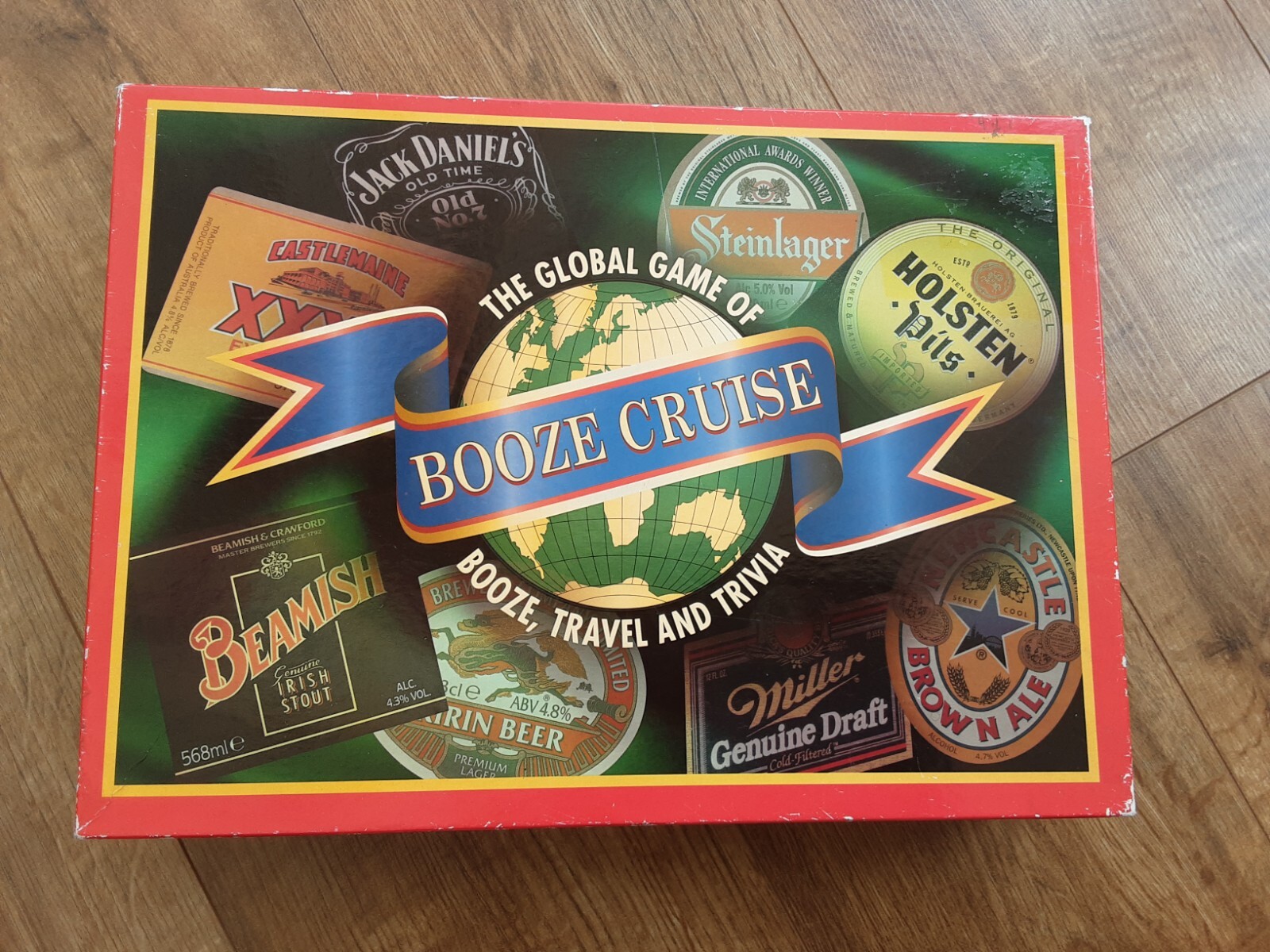 Booze Cruise Board Game - The Global Game Of Booze - Complete - 1995
