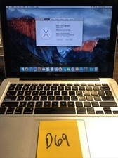 Apple MacBook Pro Mid 2009 13" Core 2 Duo 2.26GHz 4GB RAM 250GB HDD Needs Batt
