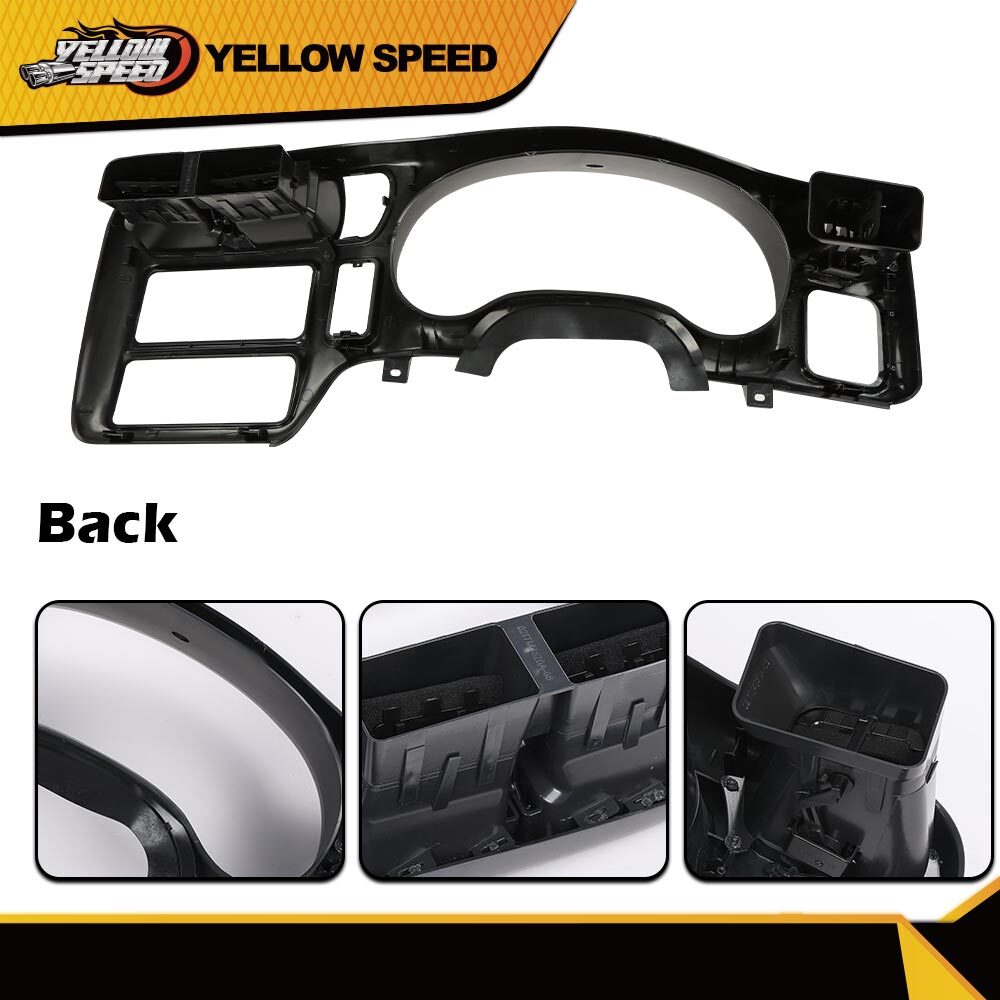 Dash Trim Bezel For 1998-2004 Jimmy, Sonoma, S10, Blazer, Bravada - Dark Gray