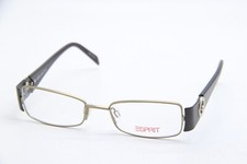 NEW ESPRIT ET 9376 535 GOLD BROWN AUTHENTIC EYEGLASSES FRAMES 49-17