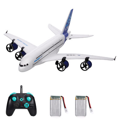 A380 RC Airplane Flying Aircraft Glider with LED 2.4G 3CH Fixed Wing Gifts I1M5