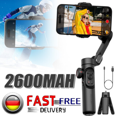 Selfie Stick Bluetooth Gimbal Stabilisator Faltbares Kabelloses Stativ iPhone DE