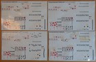 4 x USED Astra Militarium Vehicle Transfer Decal Sheets - Warhammer 40K