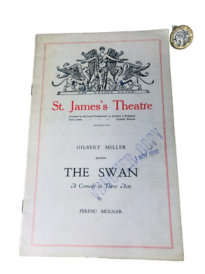 Theaterprogramm The Swan St James's Theatre 1930 Vintage ra