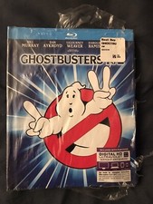 GHOSTBUSTERS 1 2 1984 1989 Blu-ray Digibook, New but shrinkwrap torn